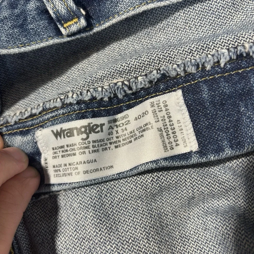 Wrangler tag size